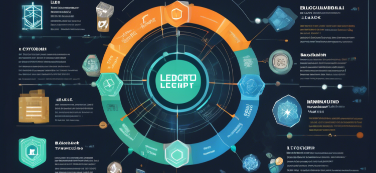Create an infographic-style image that explains the importance of a crypto ledger. The infographic should illustrate the components of a blockchain, show how transactions are recorded, emphasize security features like cryptographic hashing, and highlight the benefits of transparency and immutability. Use visuals such as chains of blocks, padlocks, digital wallet icons, and visual comparisons between traditional and blockchain-based transaction systems. Include text headers like What is a Crypto Ledger?, How Transactions are Recorded, Why Security Matters, and Benefits of Blockchain.