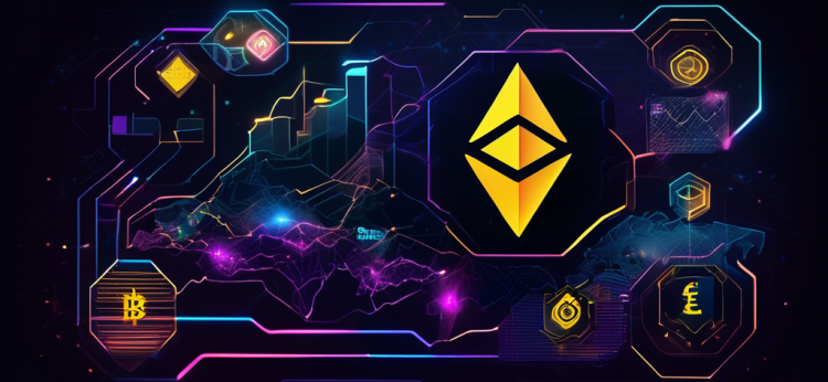 Create an image of a sleek, modern digital interface featuring the Binance logo prominently. Show various cryptocurrencies represented as dynamic, glowing icons. In the backdrop, include futuristic graphs and charts indicating trading trends. Add a global map with floating neon connections, symbolizing Binance's worldwide reach and influence in the crypto exchange market.